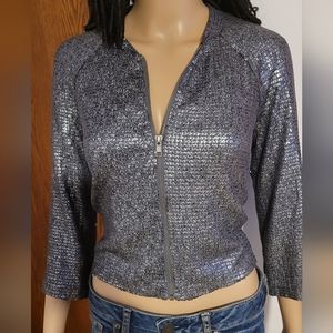 EUC/ URBAN OUTFITTER  SEQUIN (HOLIDAY) JACKET